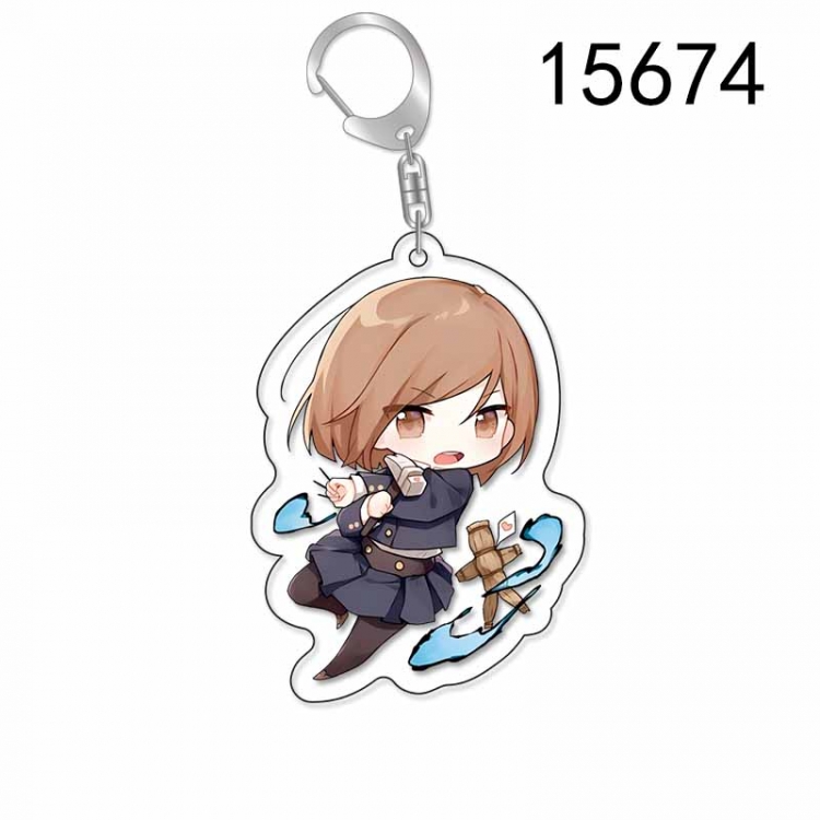 Jujutsu Kaisen Anime Acrylic Keychain Charm price for 5 pcs