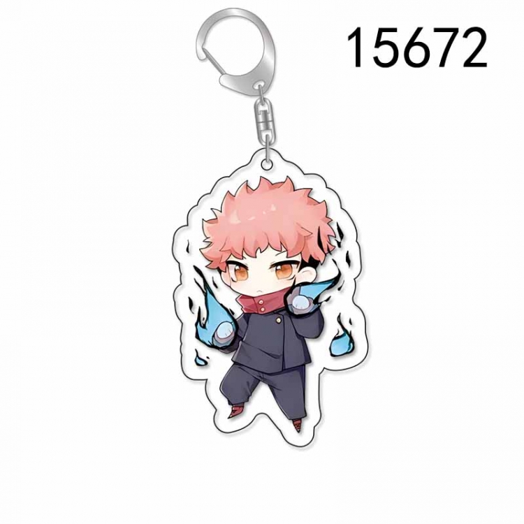 Jujutsu Kaisen Anime Acrylic Keychain Charm price for 5 pcs