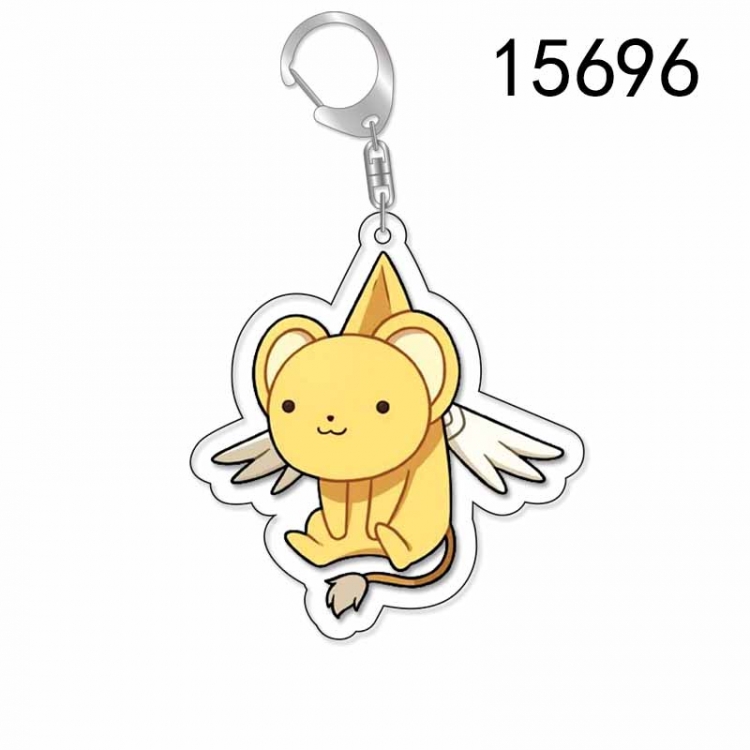 Card Captor Sakura Anime Acrylic Keychain Charm price for 5 pcs