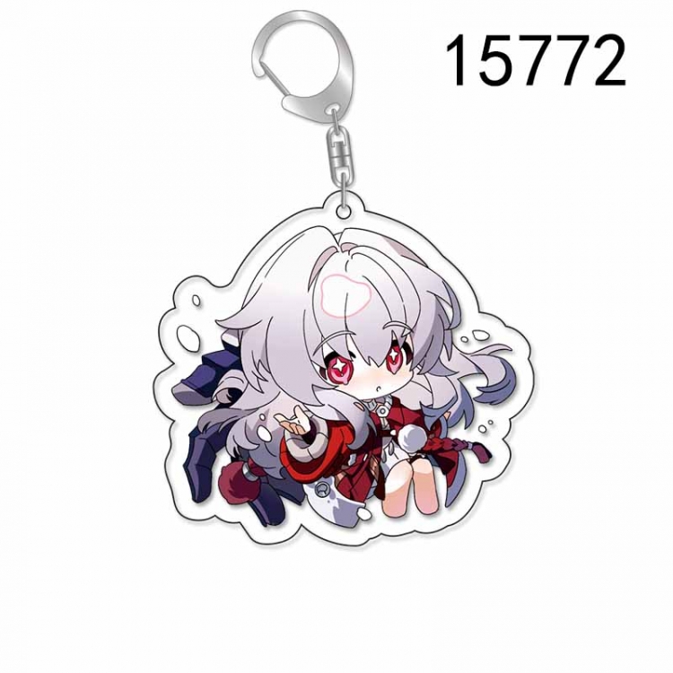 Honkai: Star Rail Anime Acrylic Keychain Charm price for 5 pcs