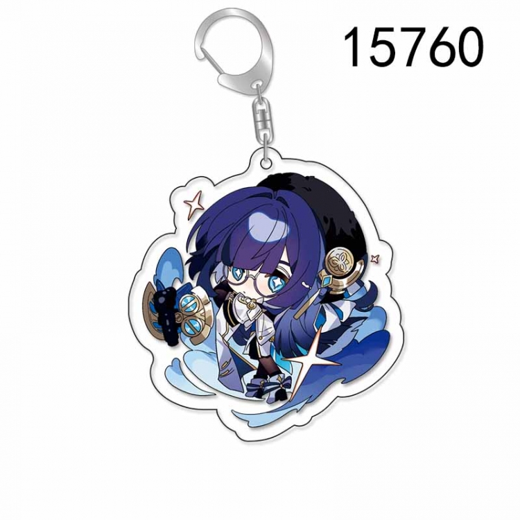 Honkai: Star Rail Anime Acrylic Keychain Charm price for 5 pcs