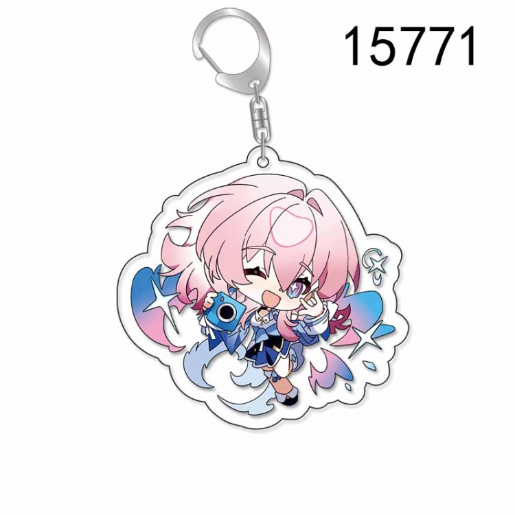 Honkai: Star Rail Anime Acrylic Keychain Charm price for 5 pcs