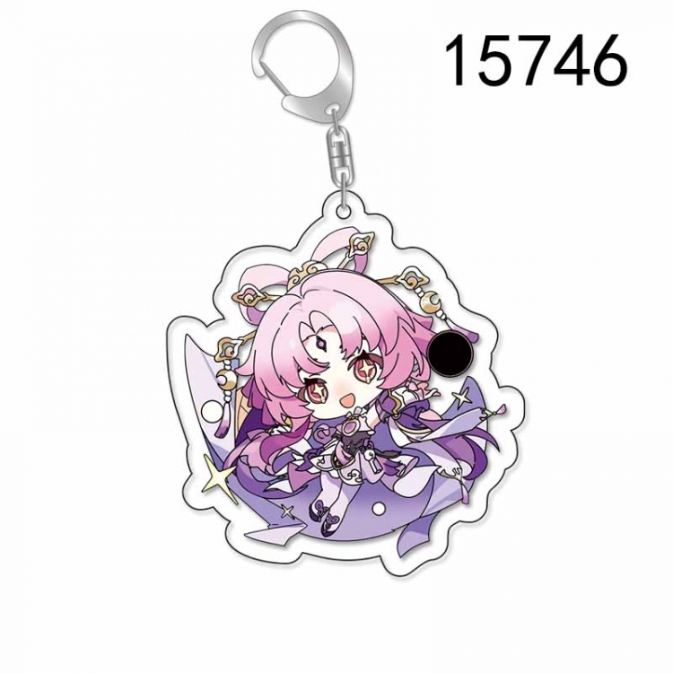 Honkai: Star Rail Anime Acrylic Keychain Charm price for 5 pcs