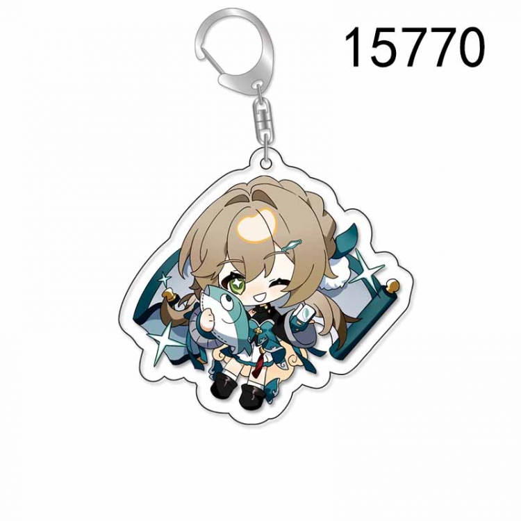 Honkai: Star Rail Anime Acrylic Keychain Charm price for 5 pcs