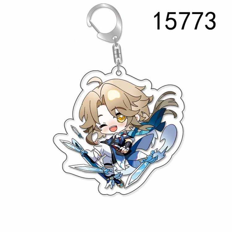 Honkai: Star Rail Anime Acrylic Keychain Charm price for 5 pcs