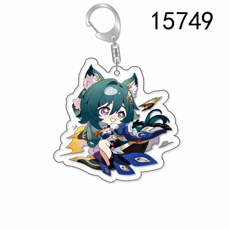 Honkai: Star Rail Anime Acrylic Keychain Charm price for 5 pcs