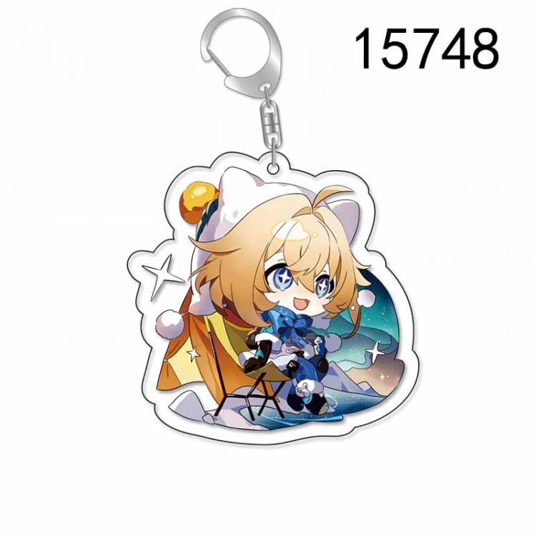 Honkai: Star Rail Anime Acrylic Keychain Charm price for 5 pcs