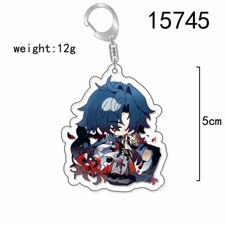 Honkai: Star Rail Anime Acrylic Keychain Charm price for 5 pcs
