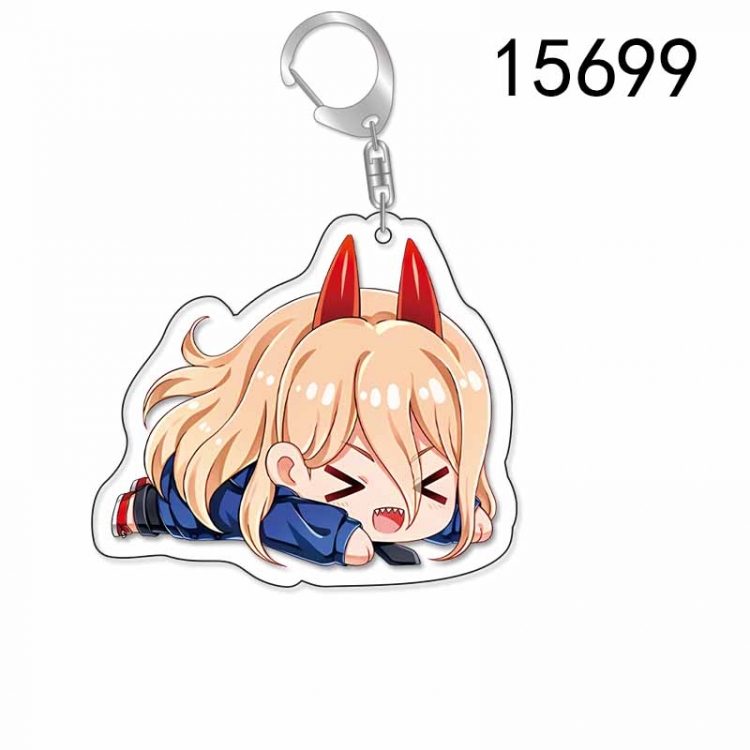 Chainsawman Anime Acrylic Keychain Charm price for 5 pcs