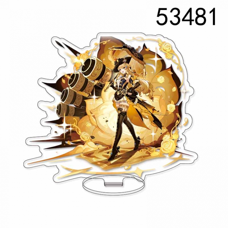 Genshin Impact Anime characters acrylic Standing Plates Keychain 15CM