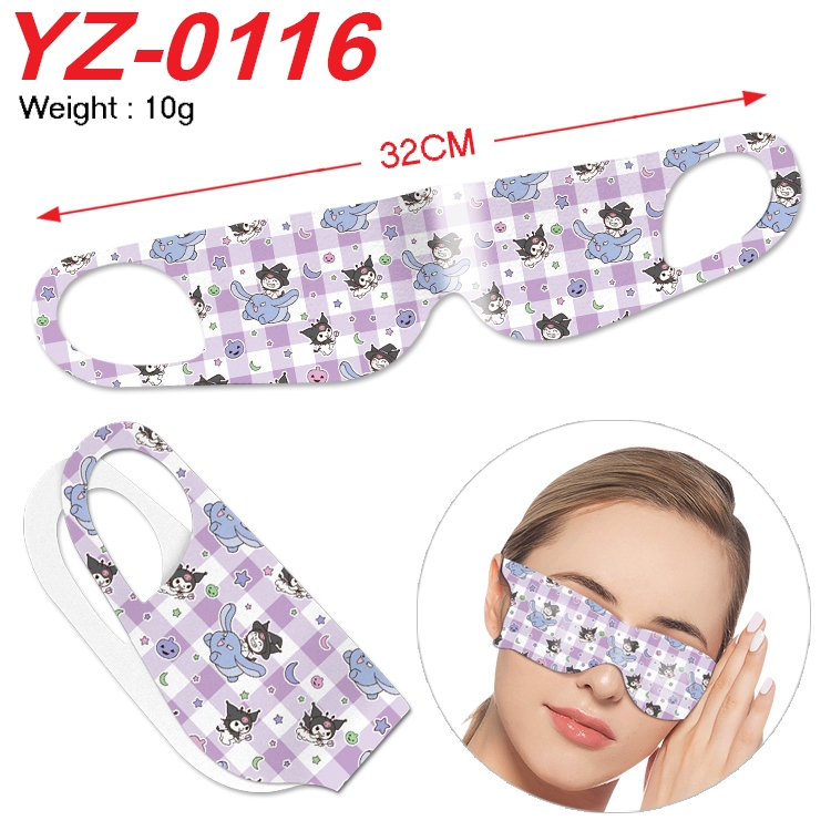 sanrio Anime digital printed eye mask eye patch 32cm price for 5 pcs