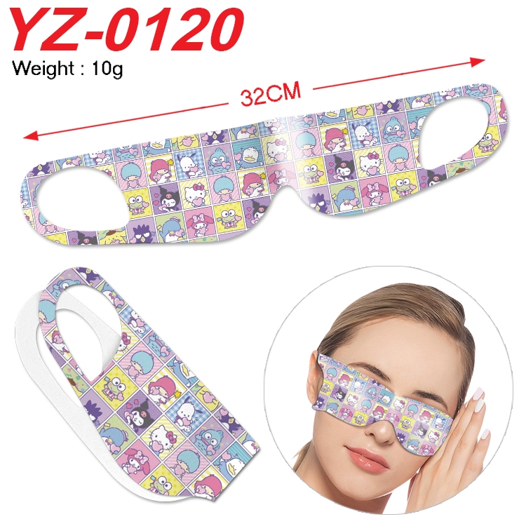 sanrio Anime digital printed eye mask eye patch 32cm price for 5 pcs