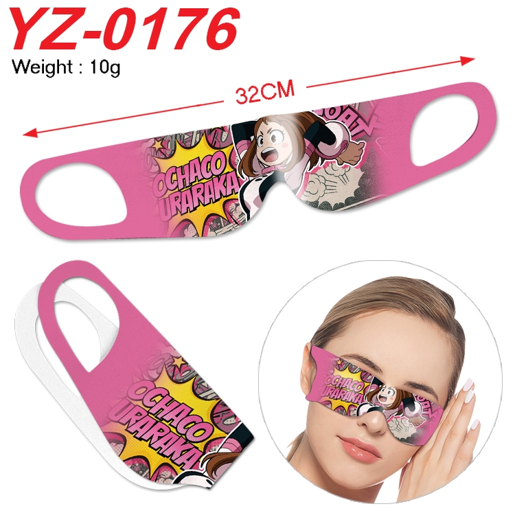 My Hero Academia Anime digital printed eye mask eye patch 32cm price for 5 pcs