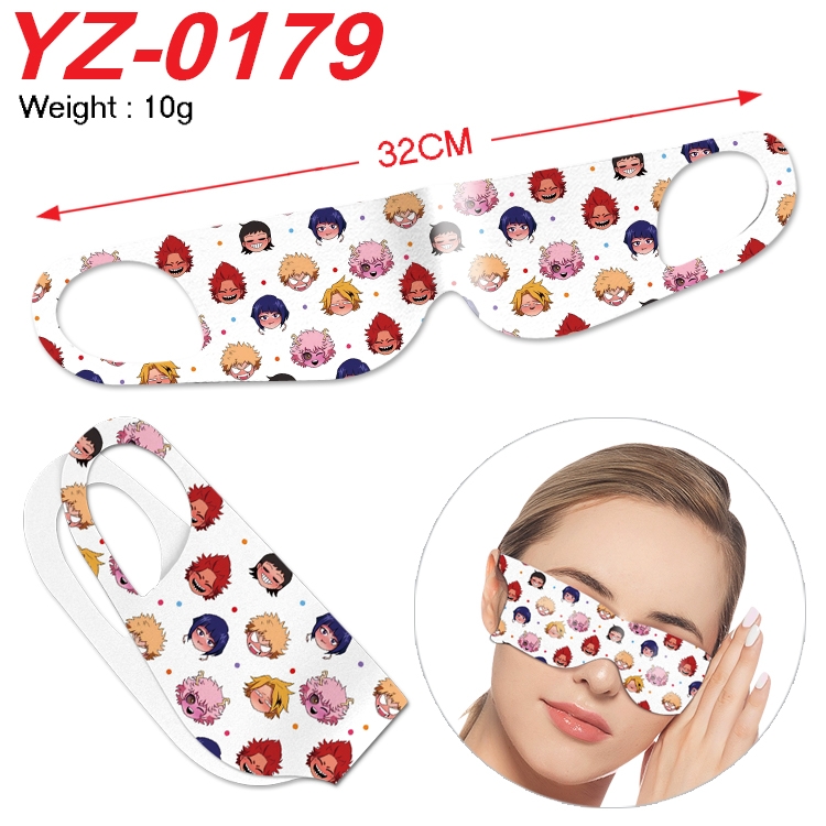 My Hero Academia Anime digital printed eye mask eye patch 32cm price for 5 pcs
