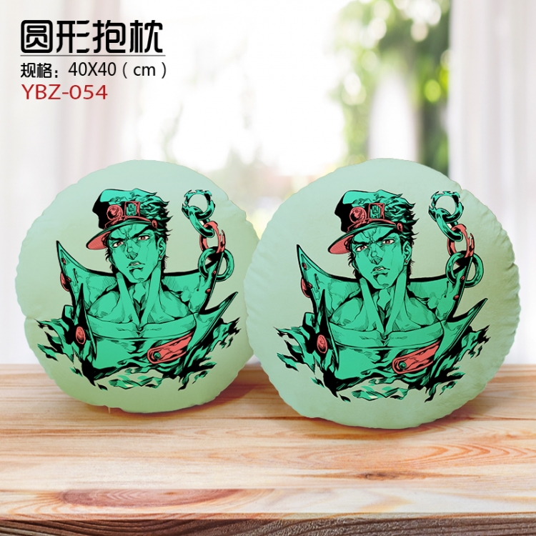 JoJos Bizarre Adventure Personalized fine plush circular pillow 40X40CM supports customization according to pictures