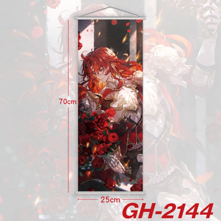 Honkai: Star Rail Plastic Rod Cloth Small Hanging Canvas Painting Wall Scroll 25x70cm price for 5 pcs