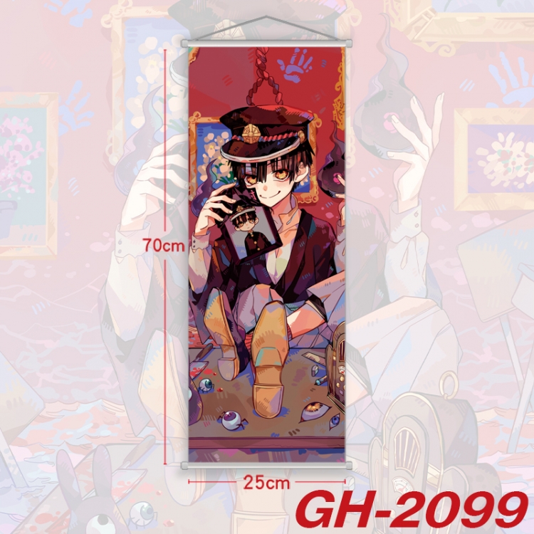 Toilet-bound Hanako-kun Plastic Rod Cloth Small Hanging Canvas Painting Wall Scroll 25x70cm price for 5 pcs