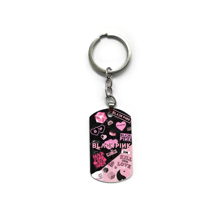 BLACK PINK Anime double-sided full-color printed keychain price for 5 pcs