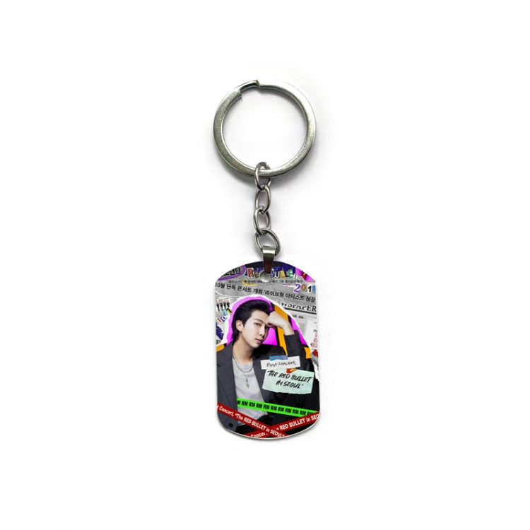 BTS Anime double-sided full-color printed keychain price for 5 pcs