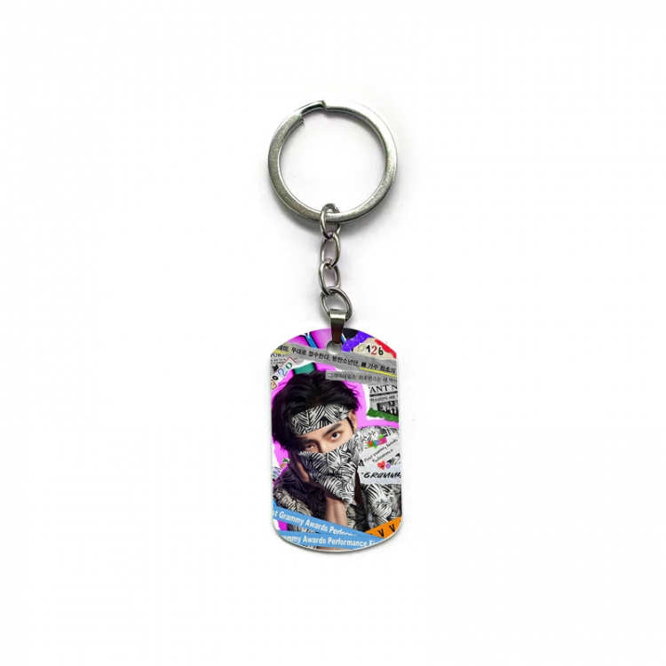 BTS Anime double-sided full-color printed keychain price for 5 pcs