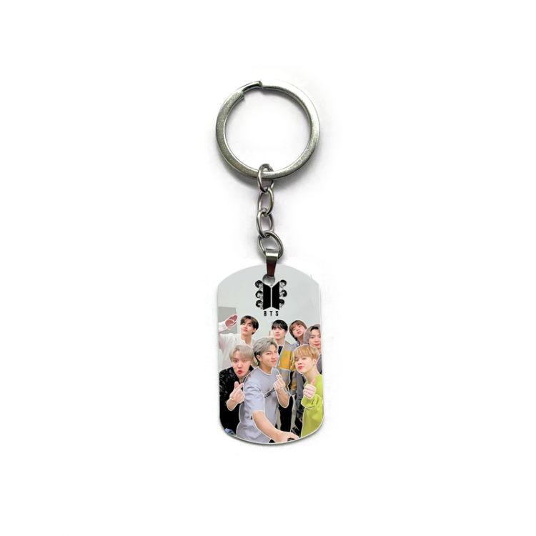 BTS Anime double-sided full-color printed keychain price for 5 pcs
