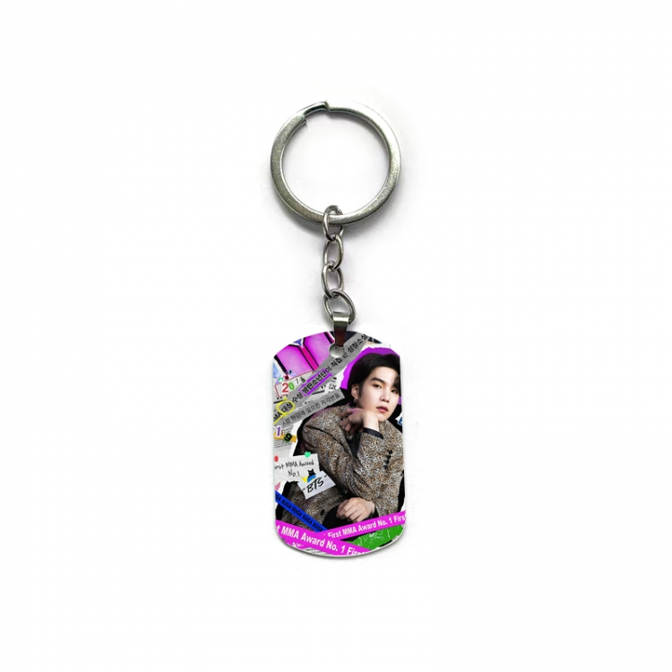 BTS Anime double-sided full-color printed keychain price for 5 pcs