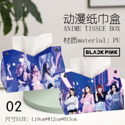 BLACK PINK Anime peripheral PU...