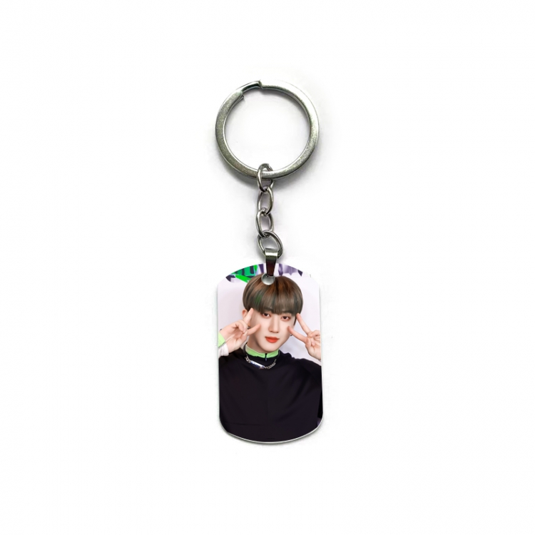 stray-kids Anime double-sided full-color printed keychain price for 5 pcs