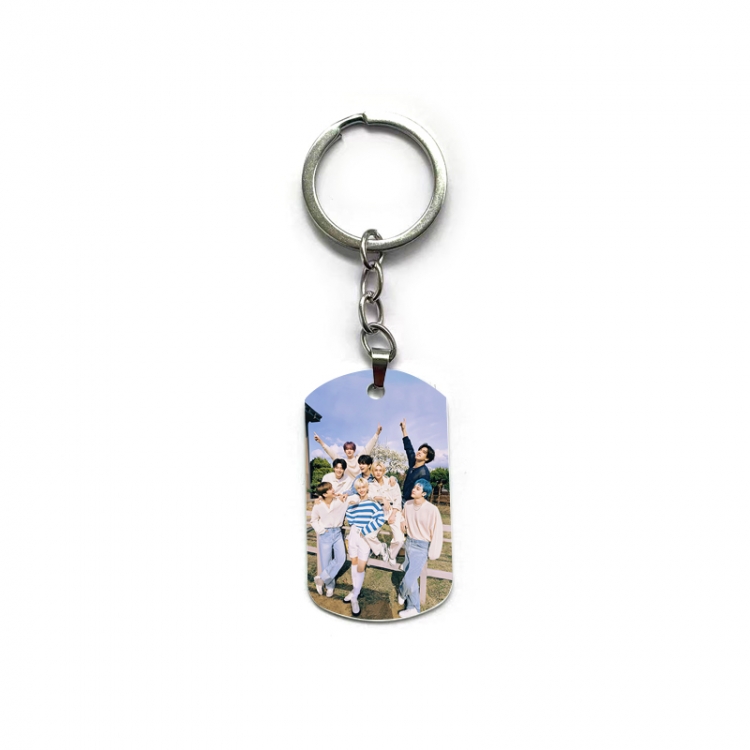 stray-kids Anime double-sided full-color printed keychain price for 5 pcs