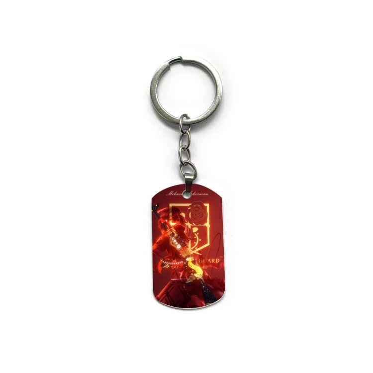 Shingeki no Kyojin Anime double-sided full-color printed keychain price for 5 pcs