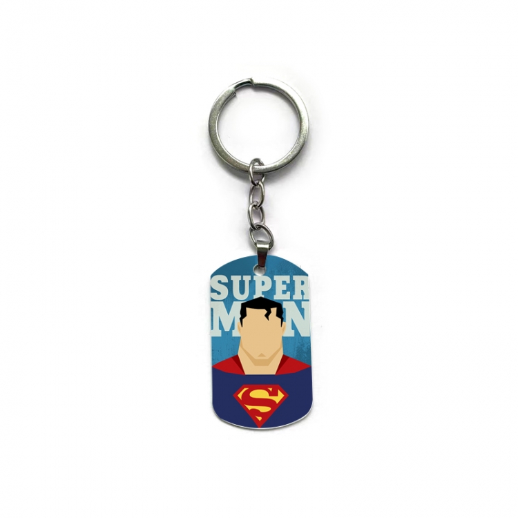 Superman Anime double-sided full-color printed keychain price for 5 pcs