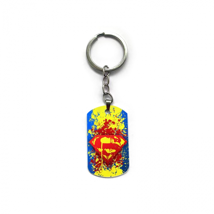 Superman Anime double-sided full-color printed keychain price for 5 pcs