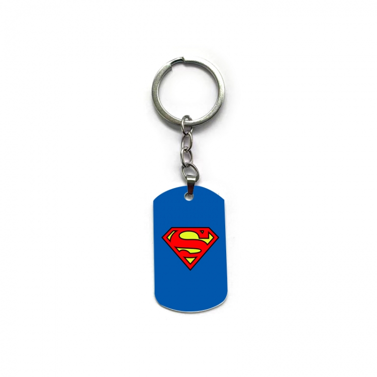 Superman Anime double-sided full-color printed keychain price for 5 pcs