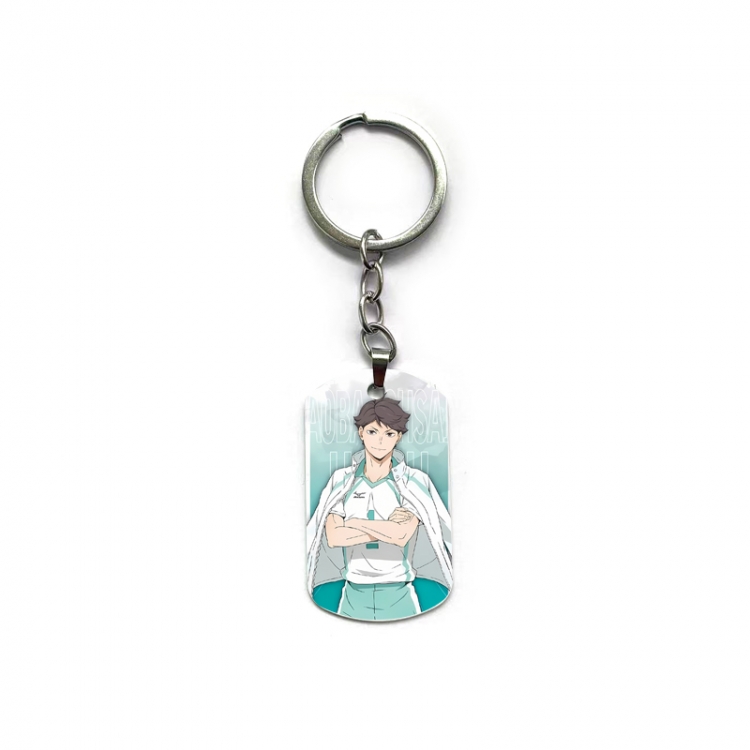 Haikyuu!! Anime double-sided full-color printed keychain price for 5 pcs
