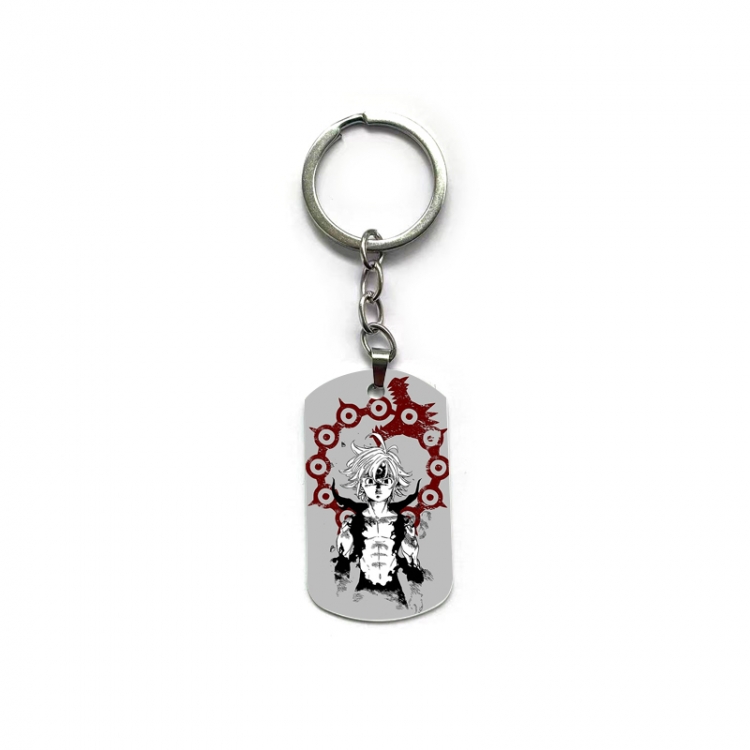 The Seven Deadly Sins Anime double-sided full-color printed keychain price for 5 pcs