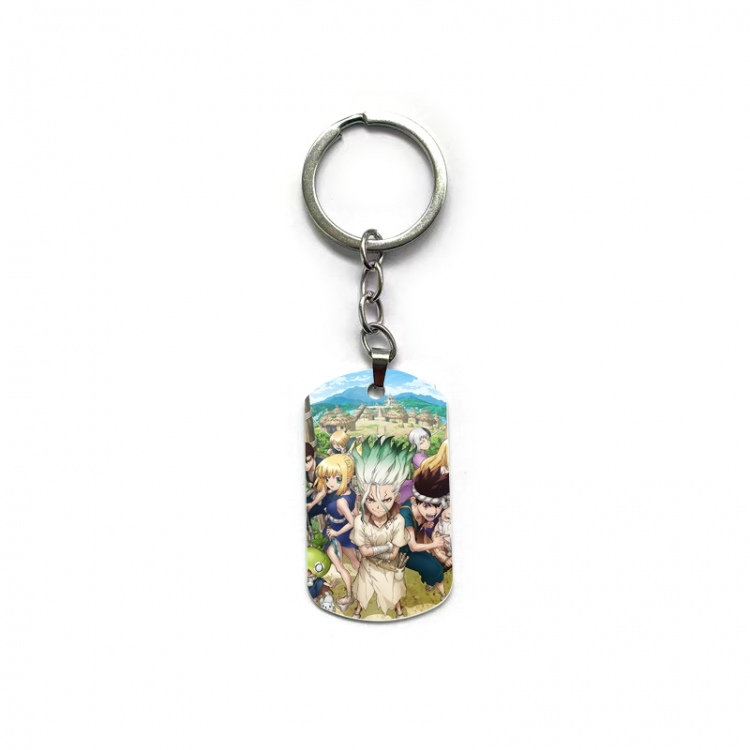 Dr.STONE  Anime double-sided full-color printed keychain price for 5 pcs