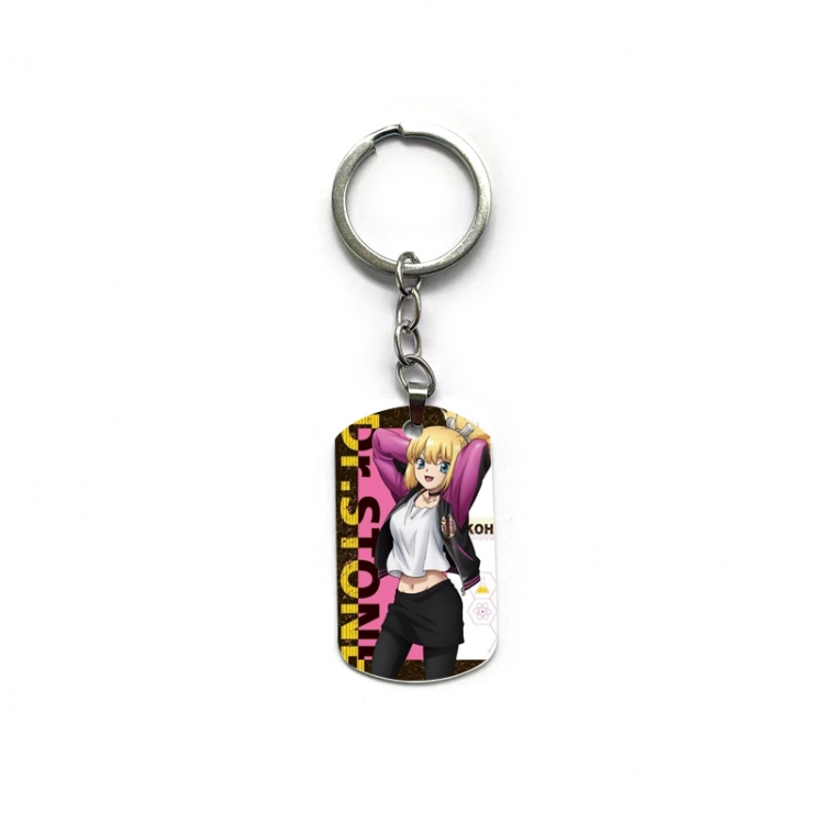 Dr.STONE  Anime double-sided full-color printed keychain price for 5 pcs
