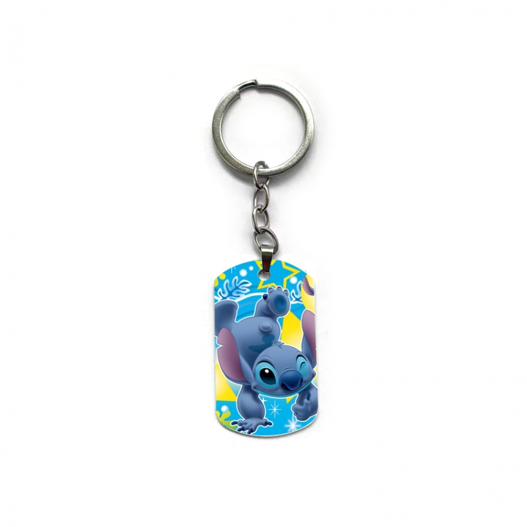  Lilo & Stitch Anime double-sided full-color printed keychain price for 5 pcs