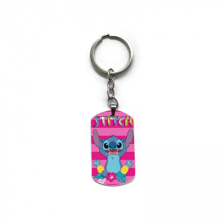  Lilo & Stitch Anime double-sided full-color printed keychain price for 5 pcs
