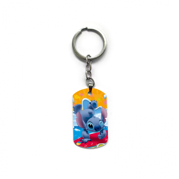  Lilo & Stitch Anime double-sided full-color printed keychain price for 5 pcs