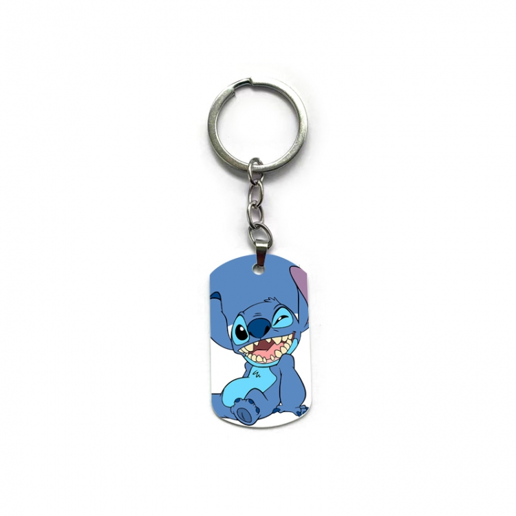  Lilo & Stitch Anime double-sided full-color printed keychain price for 5 pcs