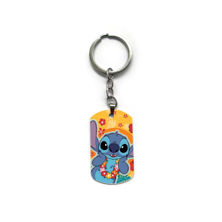  Lilo & Stitch Anime double-sided full-color printed keychain price for 5 pcs