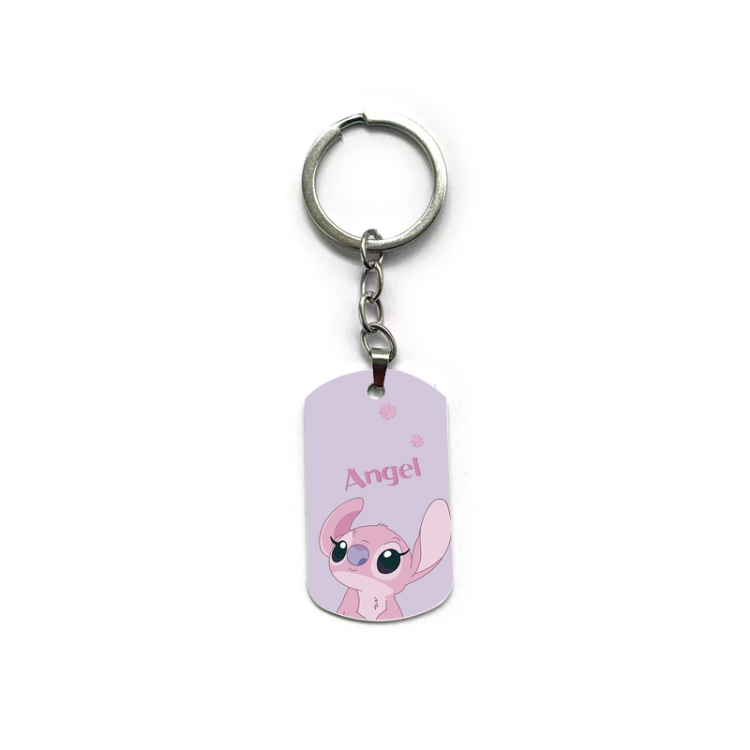  Lilo & Stitch Anime double-sided full-color printed keychain price for 5 pcs