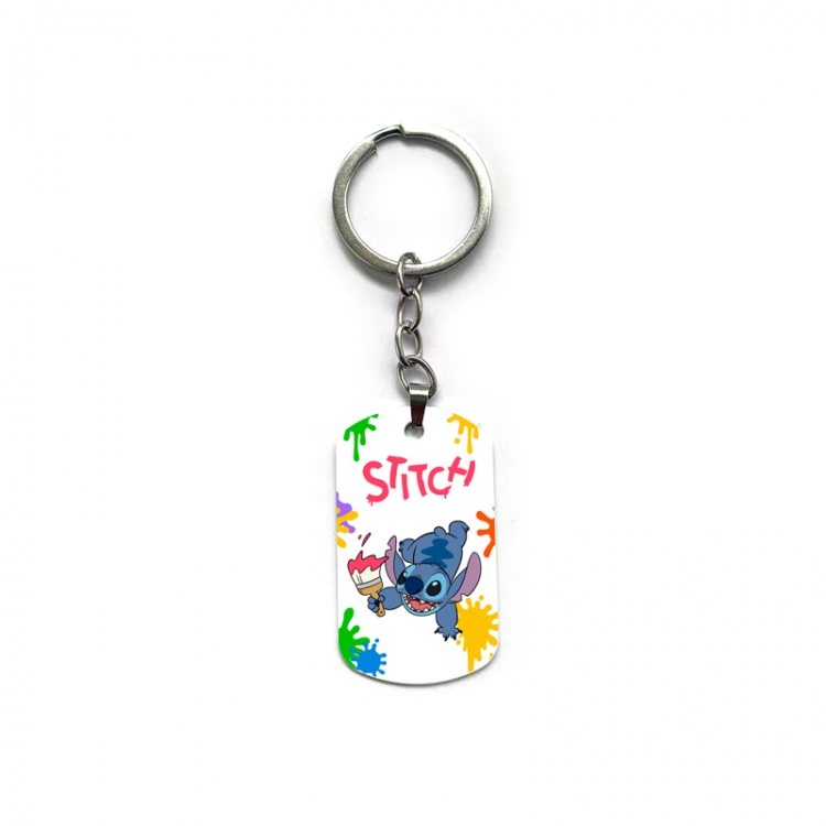 Lilo & Stitch Anime double-sided full-color printed keychain price for 5 pcs