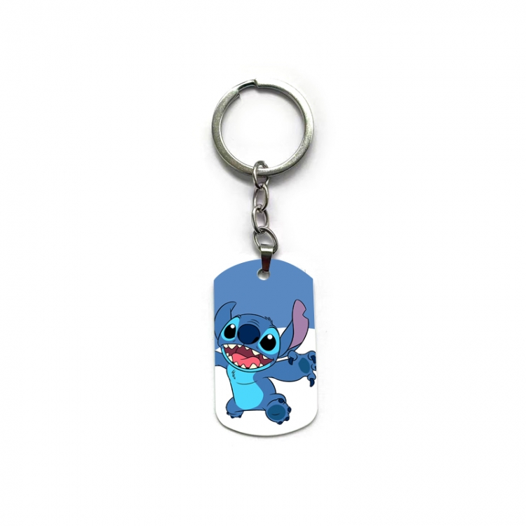  Lilo & Stitch Anime double-sided full-color printed keychain price for 5 pcs