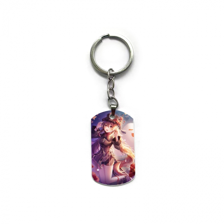 Genshin Impact Anime double-sided full-color printed keychain price for 5 pcs