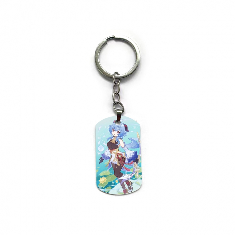 Genshin Impact Anime double-sided full-color printed keychain price for 5 pcs