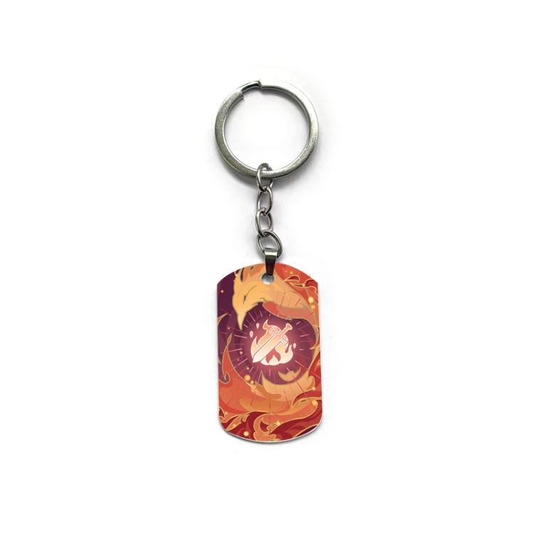 Genshin Impact Anime double-sided full-color printed keychain price for 5 pcs