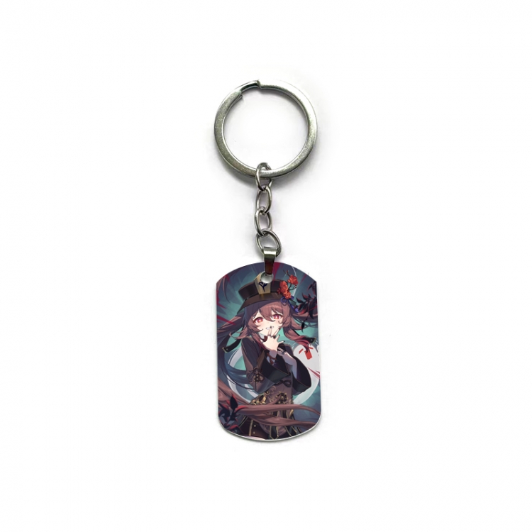 Genshin Impact Anime double-sided full-color printed keychain price for 5 pcs