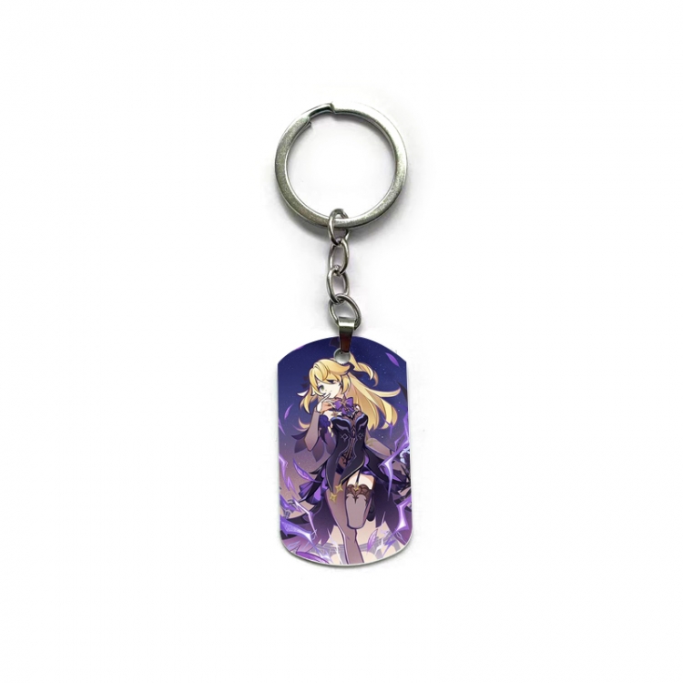 Genshin Impact Anime double-sided full-color printed keychain price for 5 pcs